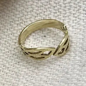 Cambodian Leaf Ring