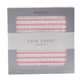 Candy Stripe Bamboo Muslin Crib Sheet Newcastle Classics