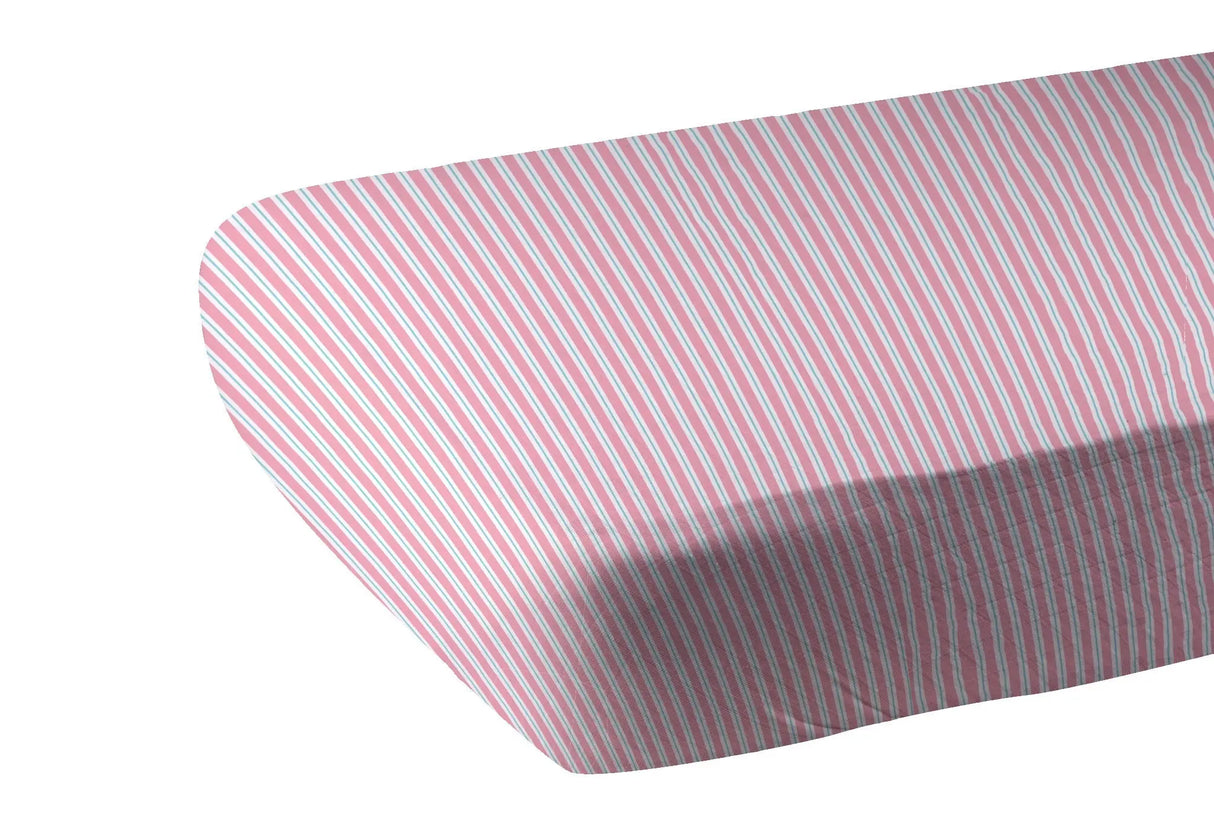 Candy Stripe Bamboo Muslin Crib Sheet Newcastle Classics