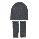 Charcoal Essential Knit Alpaca Beanie | Ethical Style SLATE + SALT