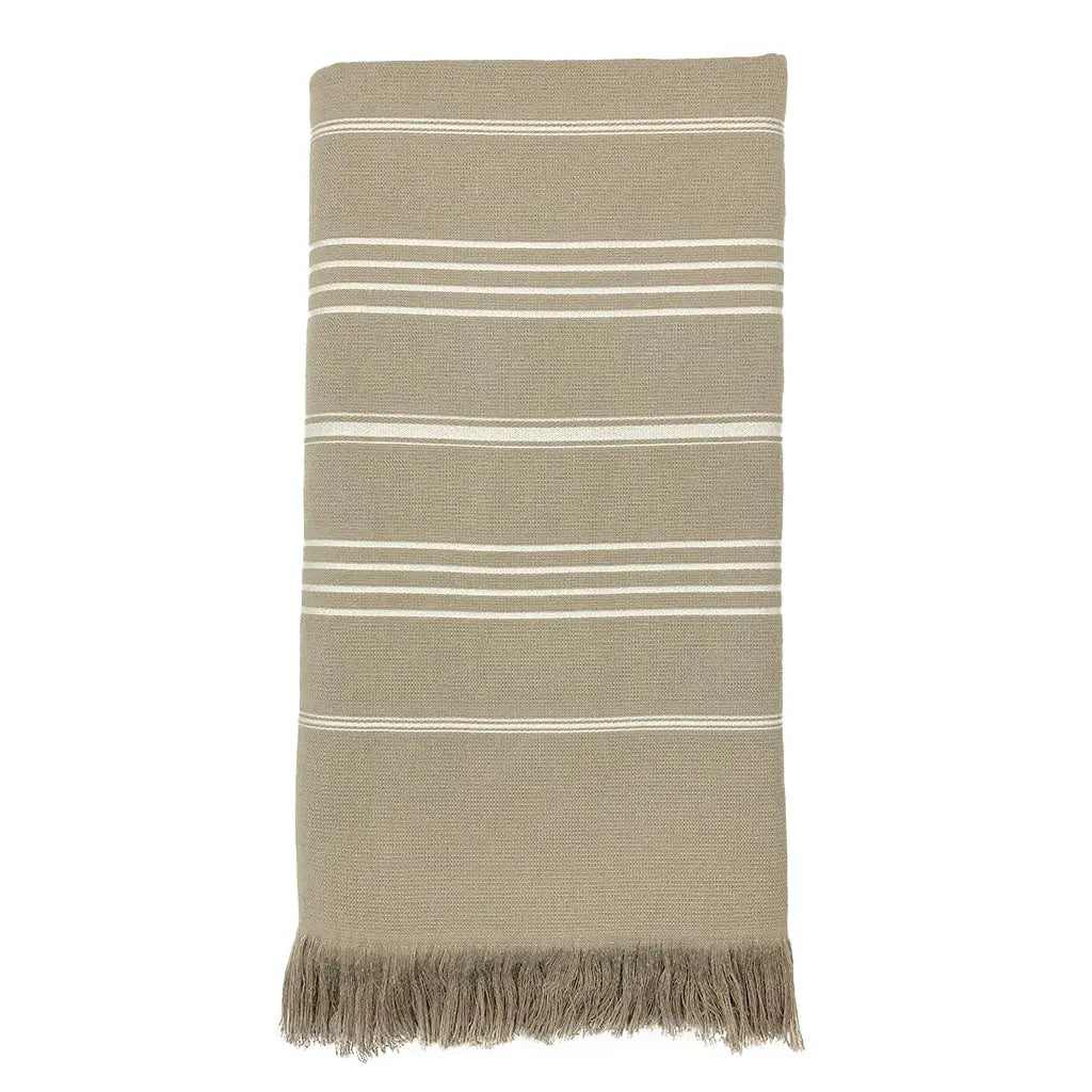 Classic Terry Turkish Towel | 100% Natural Fibers SLATE + SALT