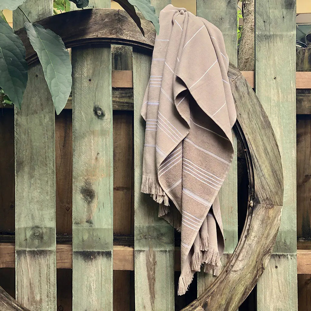 Classic Terry Turkish Towel | 100% Natural Fibers SLATE + SALT