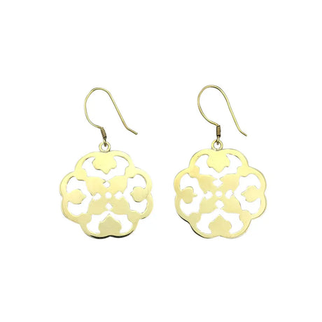 Clover Bombshell Earrings Cambodian Artisans