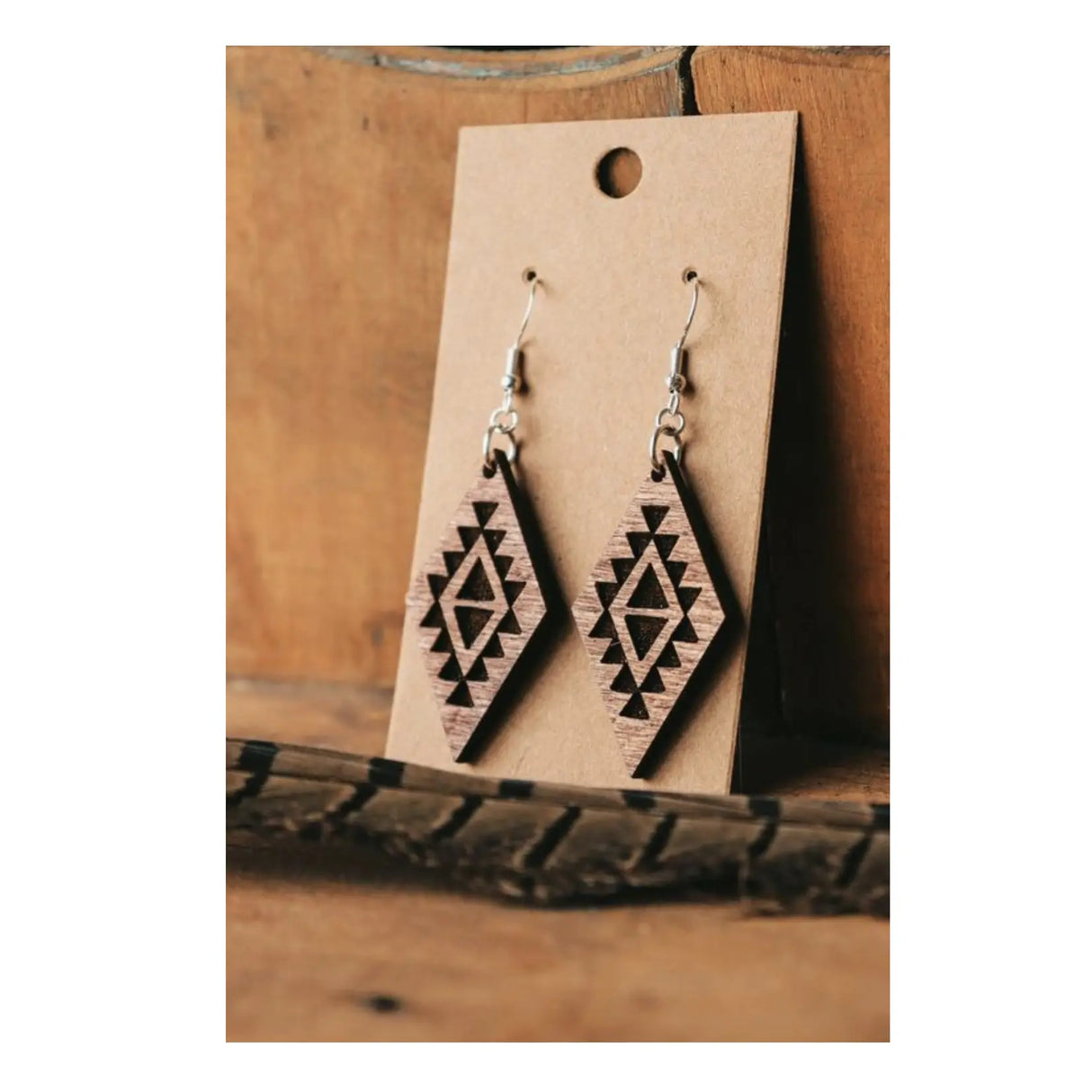 Earrings | 'Engraved Southwest Boho' Handmade Jewelry Honest Outlaws