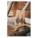 Earrings | 'Engraved Southwest Boho' Handmade Jewelry Honest Outlaws