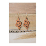 Earrings | 'Terracotta Boho Snake' Handmade Jewelry Honest Outlaws