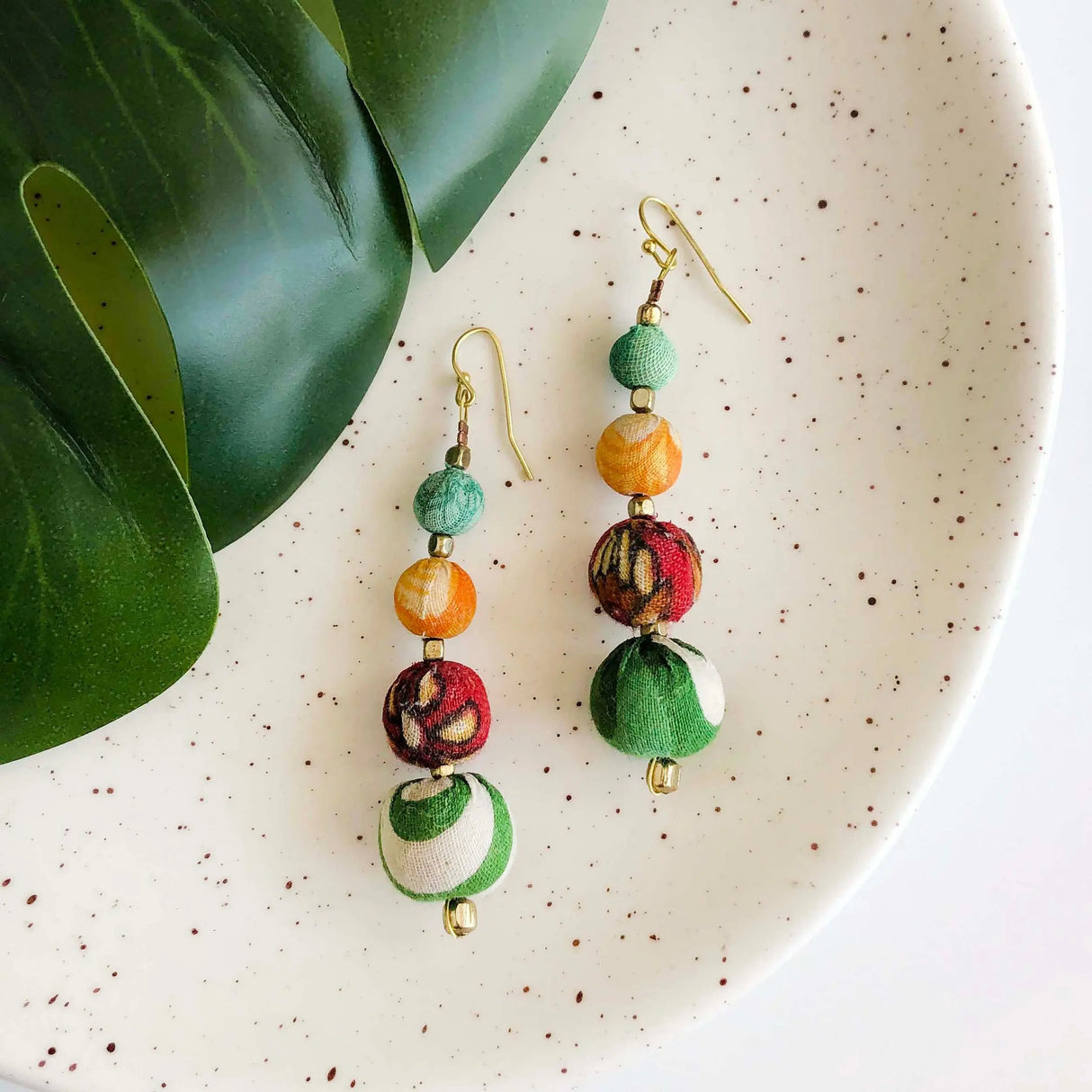 Earrings | Artisan Kantha Jewelry Gradual Sumiye Co