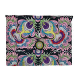 Embroidered Flower Clutch Hmong Tribe