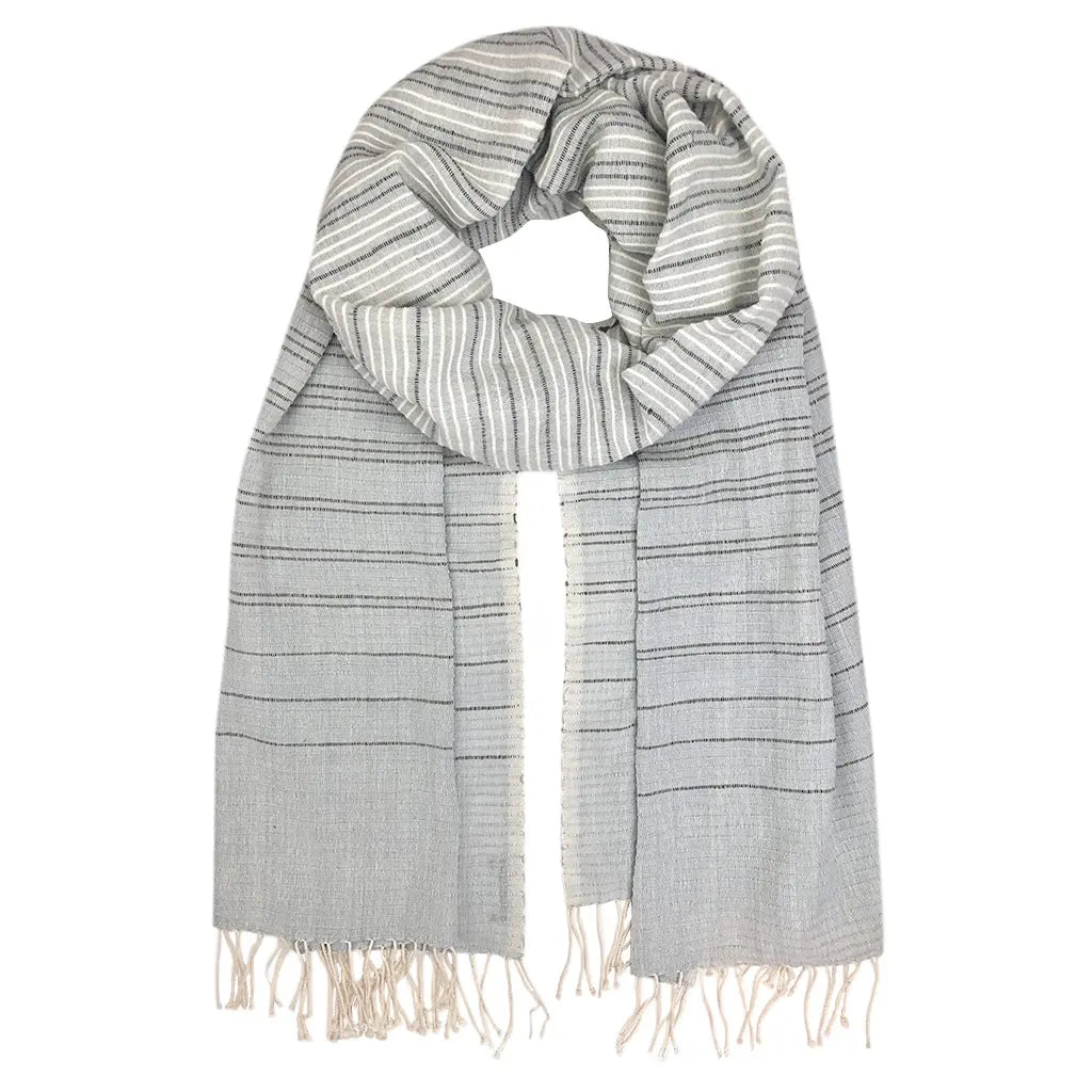 Ethiopia Handloom Wrap Scarf | Ethical Style SLATE + SALT