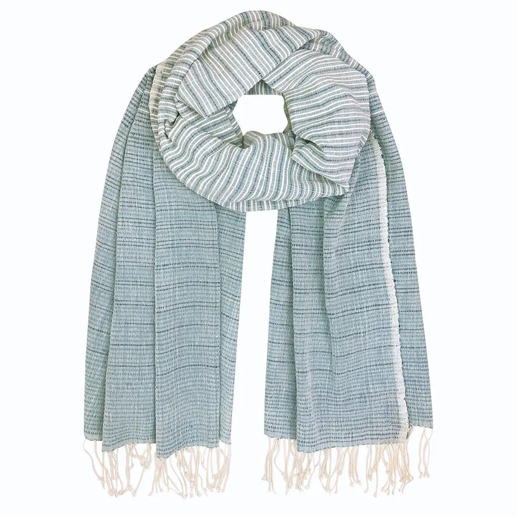 Ethiopia Handloom Wrap Scarf | Ethical Style SLATE + SALT