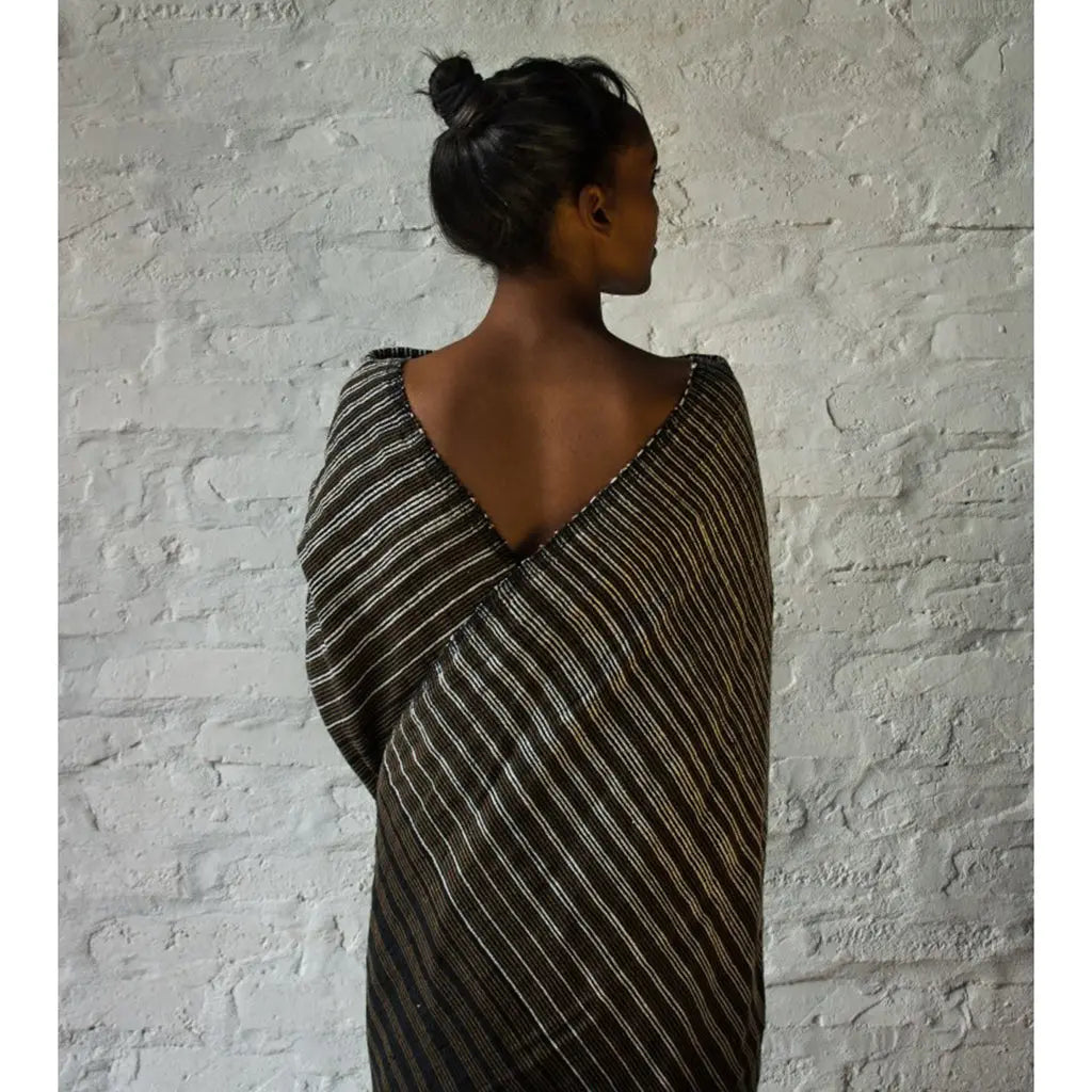 Ethiopia Handloom Wrap Scarf | Ethical Style SLATE + SALT