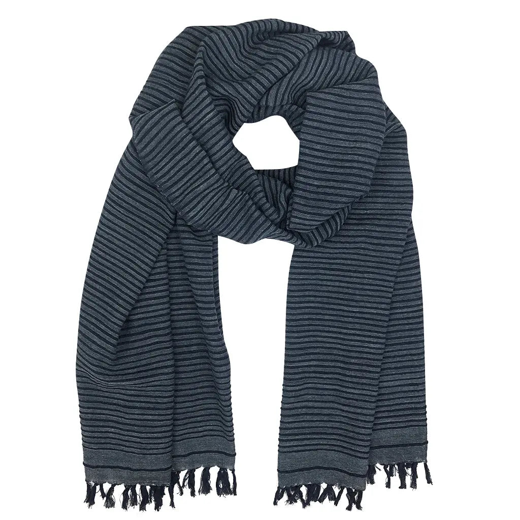 Ethiopian Stripe Wrap Scarf | Ethical Style SLATE + SALT