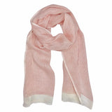 Gauze Linen Two Tone Scarf | Ethical Style SLATE + SALT