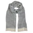 Gauze Linen Two Tone Scarf | Ethical Style SLATE + SALT