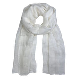 Gauze Stripe Linen Wrap | Ethical Style SLATE + SALT