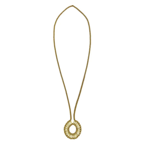 Golden Halo Necklace India Women's Co-op