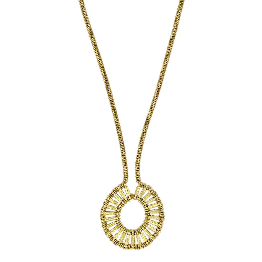 Golden Halo Necklace India Women's Co-op