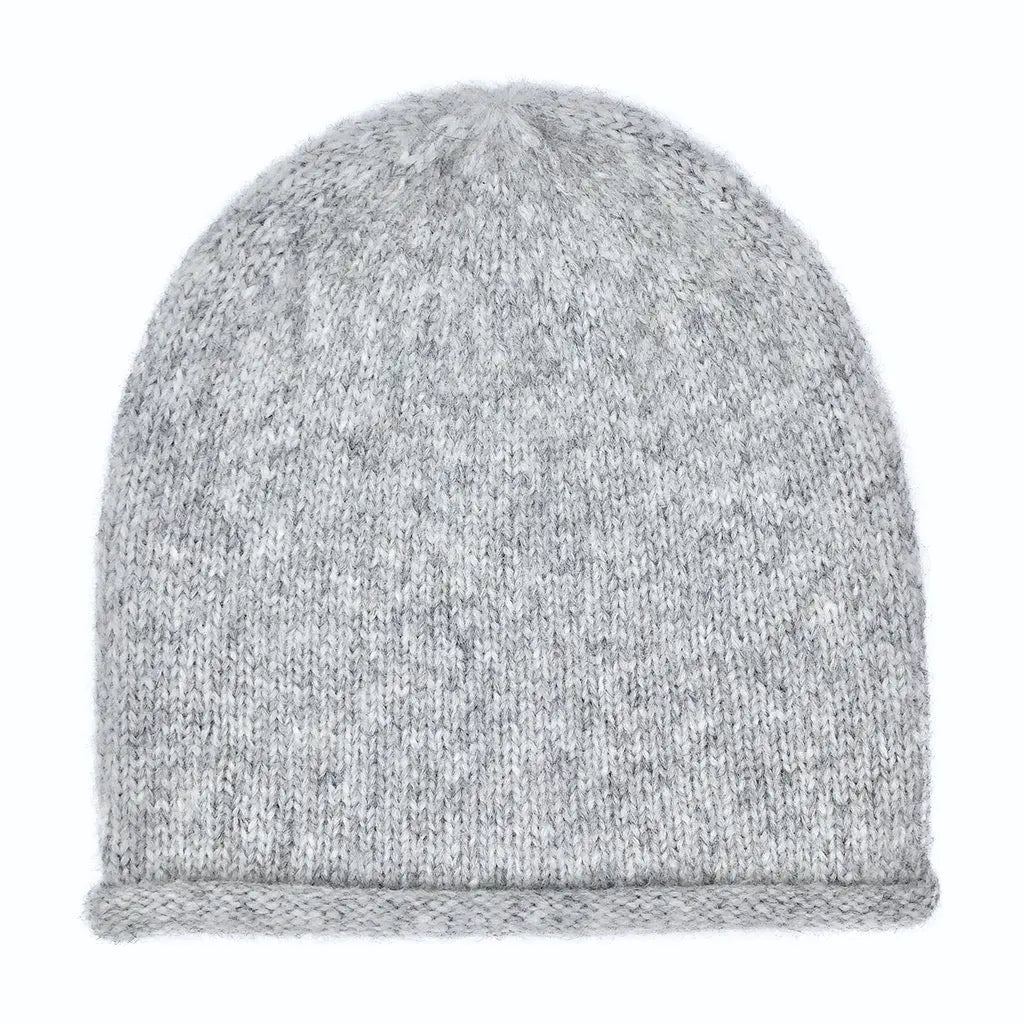 Gray Essential Knit Alpaca Beanie | Ethical Style SLATE + SALT