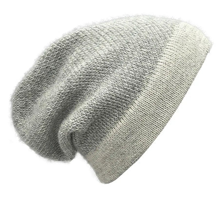 Gray Interwoven Alpaca Beanie | Ethical Style SLATE + SALT