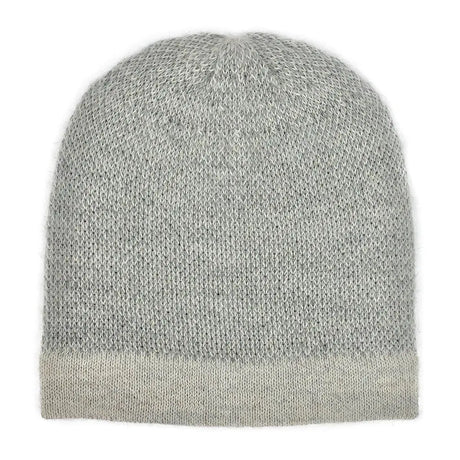 Gray Interwoven Alpaca Beanie | Ethical Style SLATE + SALT