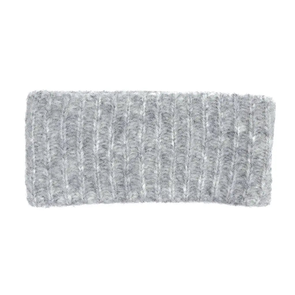 Gray Ribbed Alpaca Ear Warmer | Ethical Style SLATE + SALT