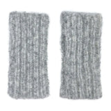 Gray Ribbed Alpaca Gloves | Ethical Style SLATE + SALT