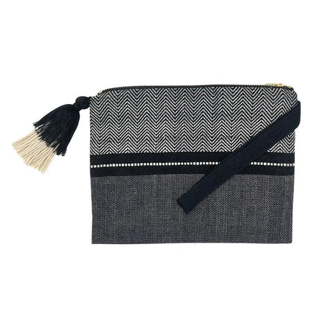 Handloom Stripe Cosmetic Bag Allpa