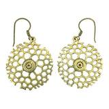 Honeycomb Bomb Earrings Cambodian Artisans