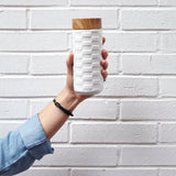 Ceramic Travel Tumbler | Brick (12 oz ) -5