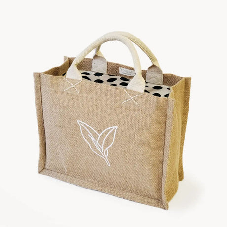 Jute Canvas Gift Bag - Nature KORISSA