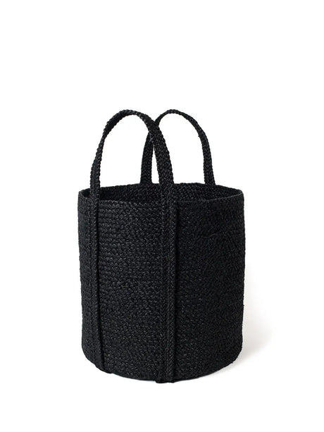 Kata Basket with handle - Black KORISSA