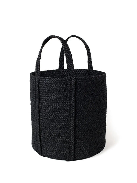 Kata Basket with handle - Black KORISSA