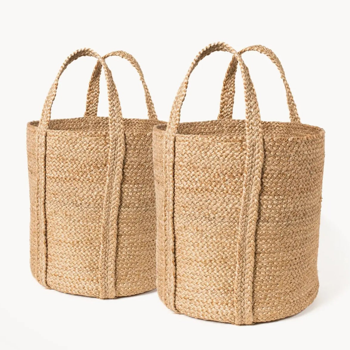 Kata Basket with handle - Natural KORISSA