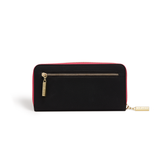 Black Two-Tone Wallet | Vegan Leather-3