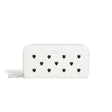 White Heart Studded Wallet | Vegan Leather-0