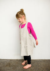 Kids Pinafore Apron (5-8yrs) | Eco Friendly Textiles-1