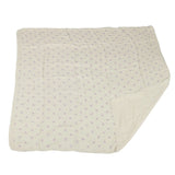 Lavender Flower and White Bamboo Muslin Newcastle Blanket Newcastle Classics