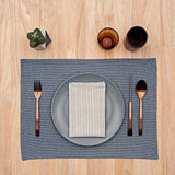 MEEMA Placemats Set / Blue | Upcycled Cotton MEEMA