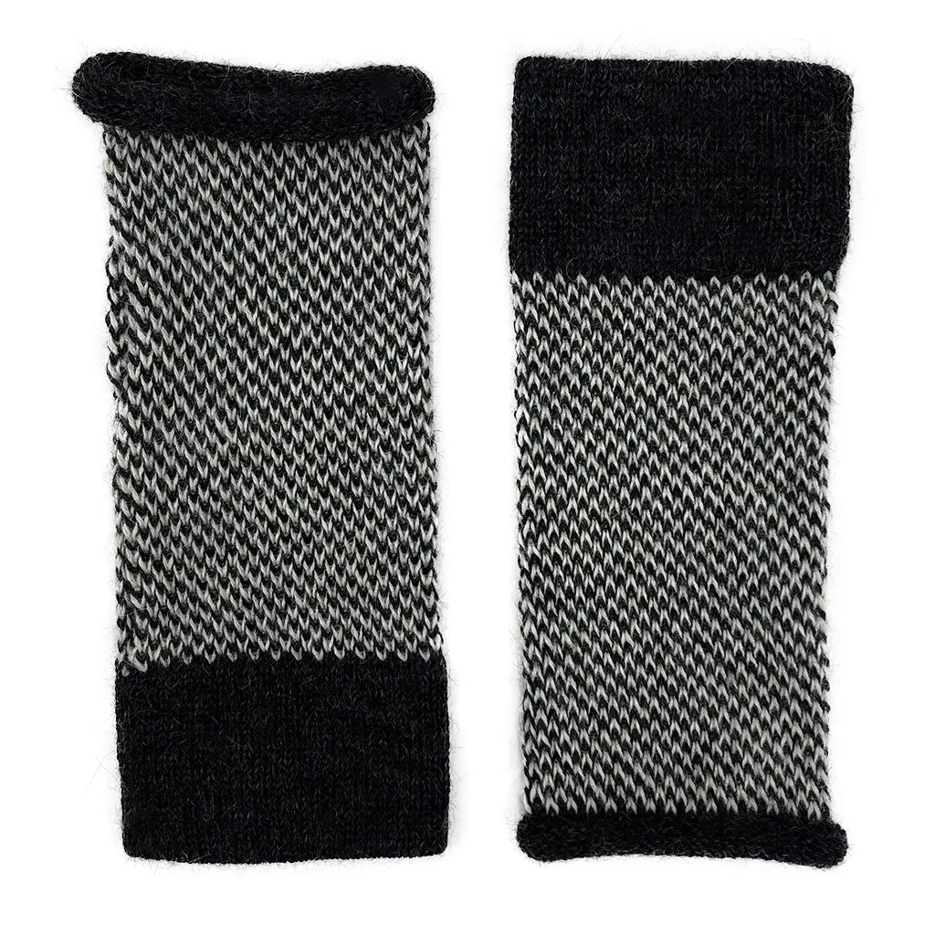 Midnight Interwoven Alpaca Gloves | Ethical Style SLATE + SALT