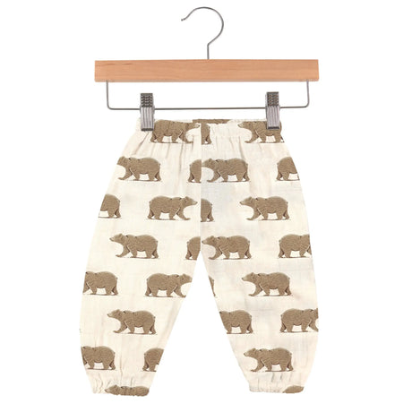 Mini Pants | Bamboo Muslin - Bears Newcastle Classics