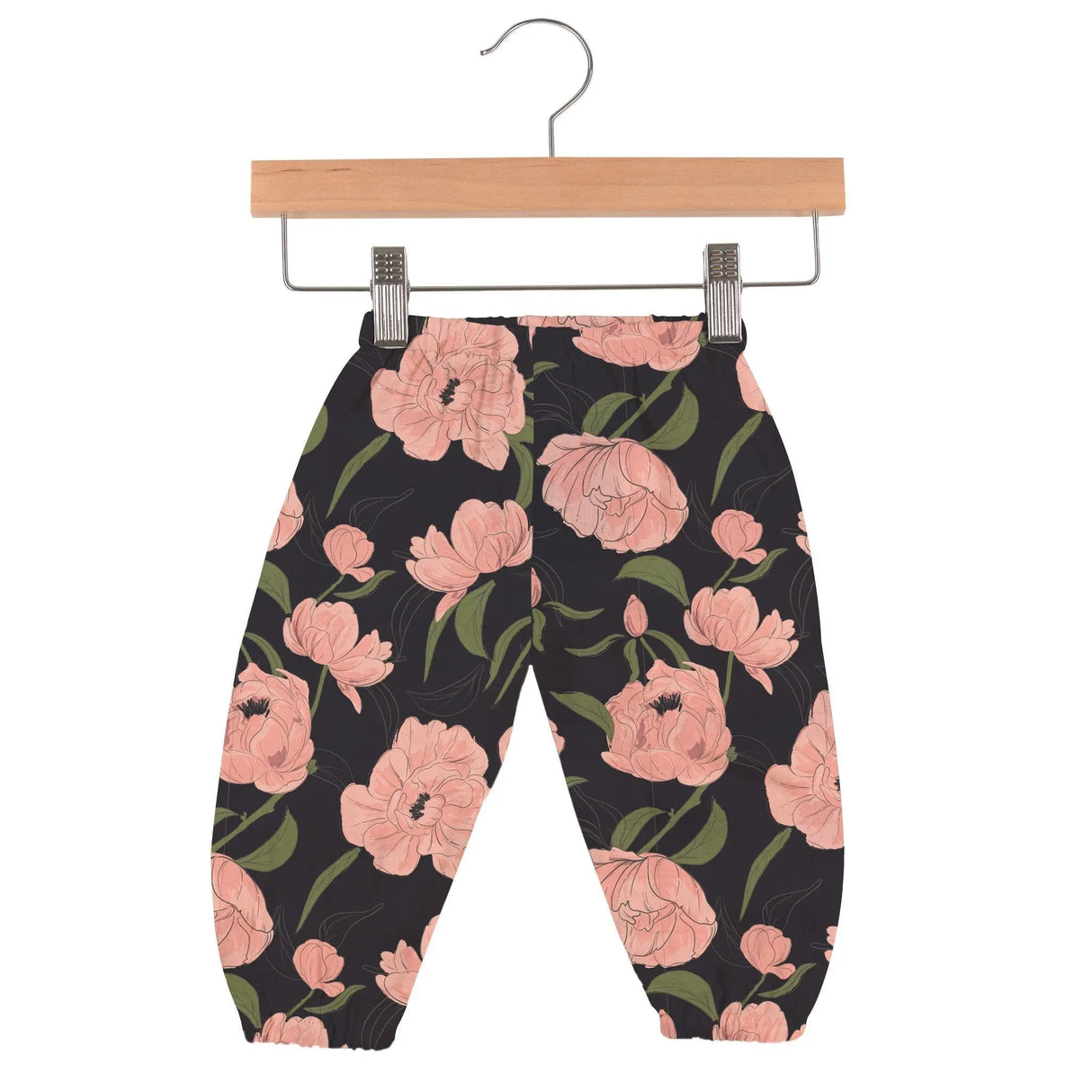 Mini Pants | Bamboo Muslin - Peonies Newcastle Classics