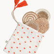 Coaster Gift Set with Heart Pouch