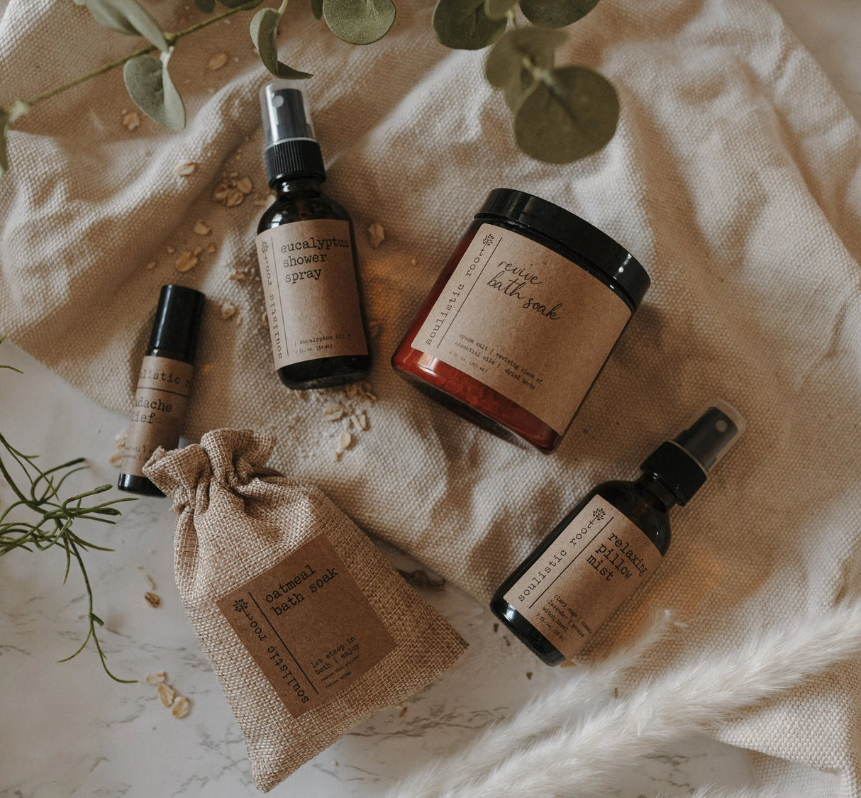 Natural Wellness | Botanicals Spa Gift Set Soulistic Root