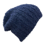 Navy Loop Knit Alpaca Beanie | Ethical Style SLATE + SALT