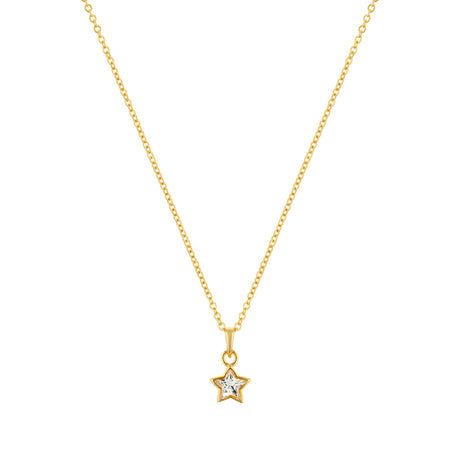 Necklace | Divine Star - Gold Plated Sterling Silver -0