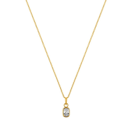 Necklace | Enigma - Gold Plated Sterling Silver -0