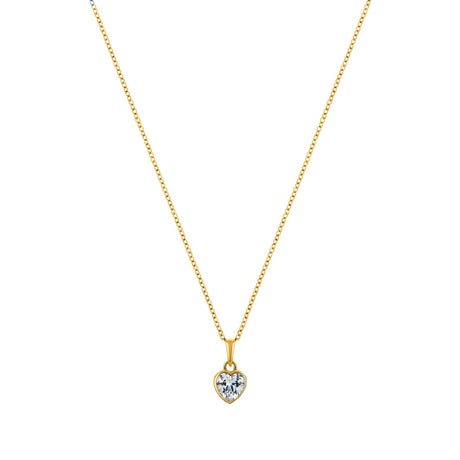 Necklace | Pure Heart - Gold Plated Sterling Silver -0