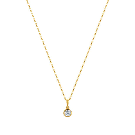 Necklace | Circle of Life - Gold Plated Sterling Silver-0