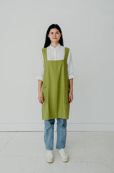 Block Smock Japanese Apron | Eco Friendly Textiles-2