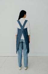 Block Smock Japanese Apron | Eco Friendly Textiles-7